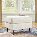 Ashley Luxe Connie Ottoman-Blamont Cream