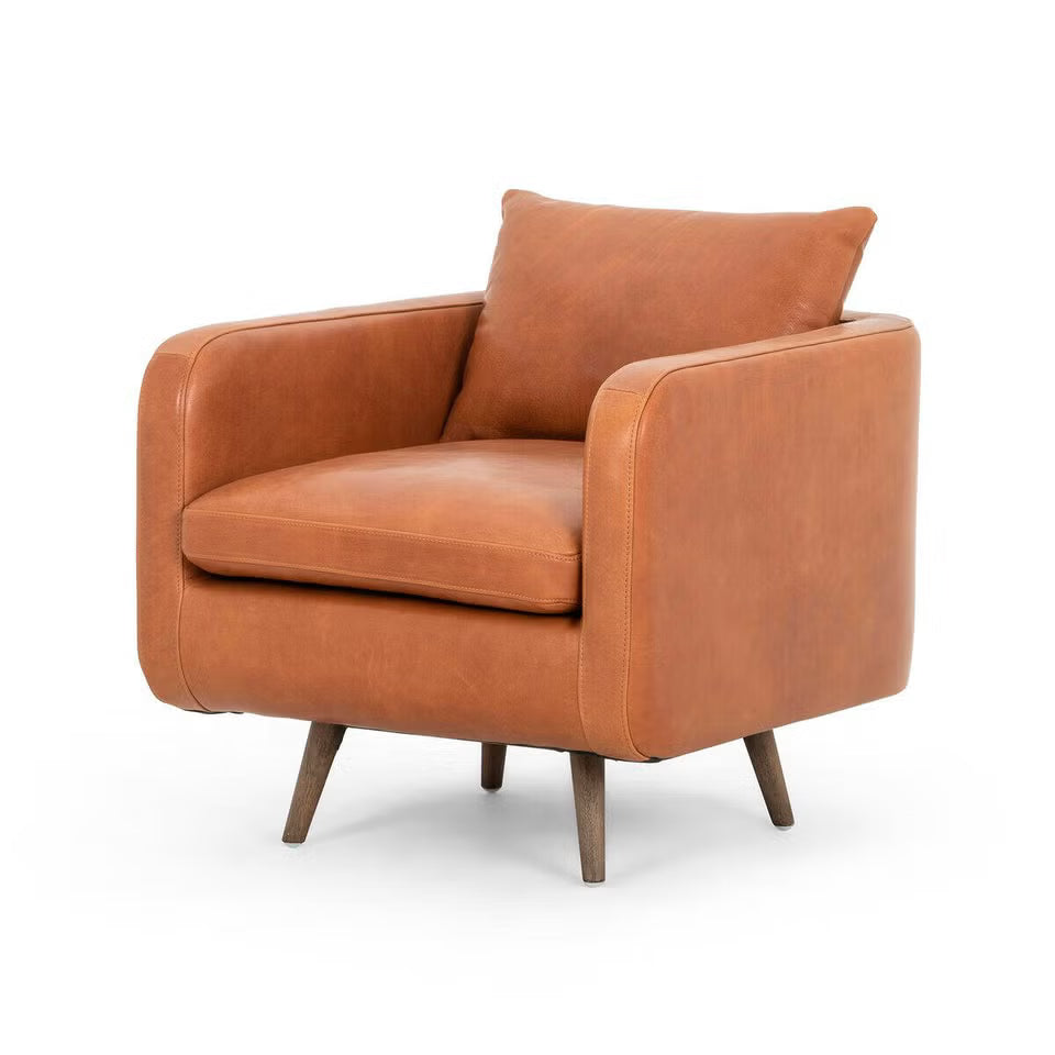 Ashley Luxe Kaya Swivel Chair-Carob Nutmeg