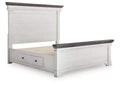 Havalance California King Panel Storage Bed