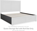 Ashley Bedroom Foyland Queen Panel Rails with Roll Slats