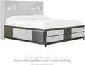 Ashley Furniture Caitbrook Queen Storage Rails and Footboard