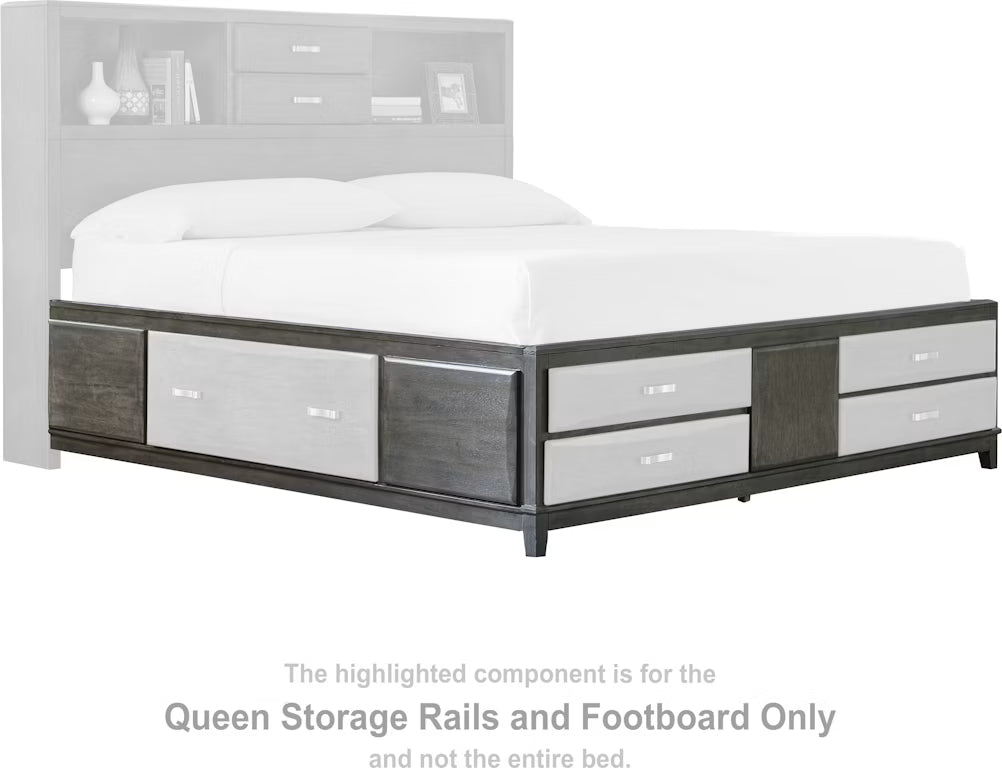Ashley Furniture Caitbrook Queen Storage Rails and Footboard