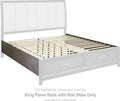 Ashley Bedroom Brueban King Panel Rails with Roll Slats