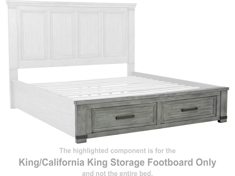 Ashley Bedroom Russelyn King/California King Storage Footboard