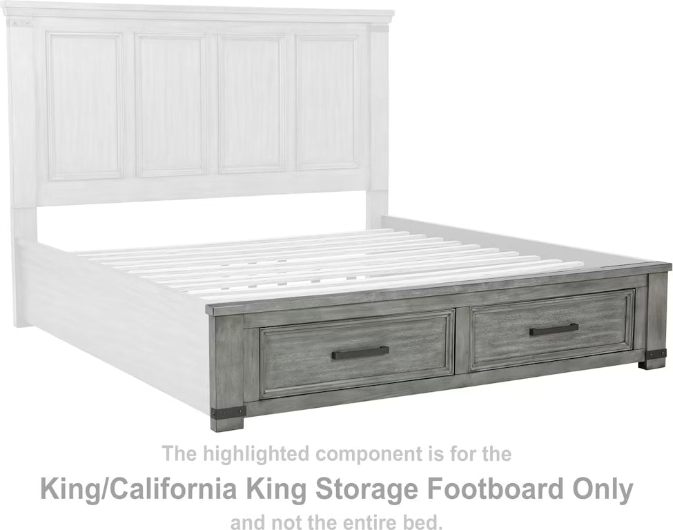 Ashley Bedroom Russelyn King/California King Storage Footboard