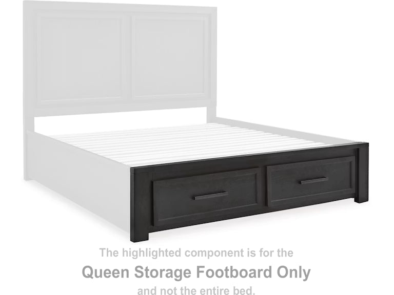 Ashley Bedroom Foyland Queen Storage Footboard