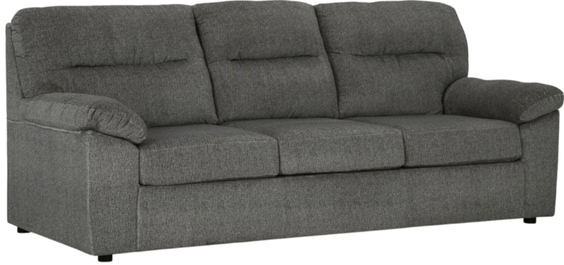 Ashley Bindura Mineral Sofa with Drop Drop Down Table